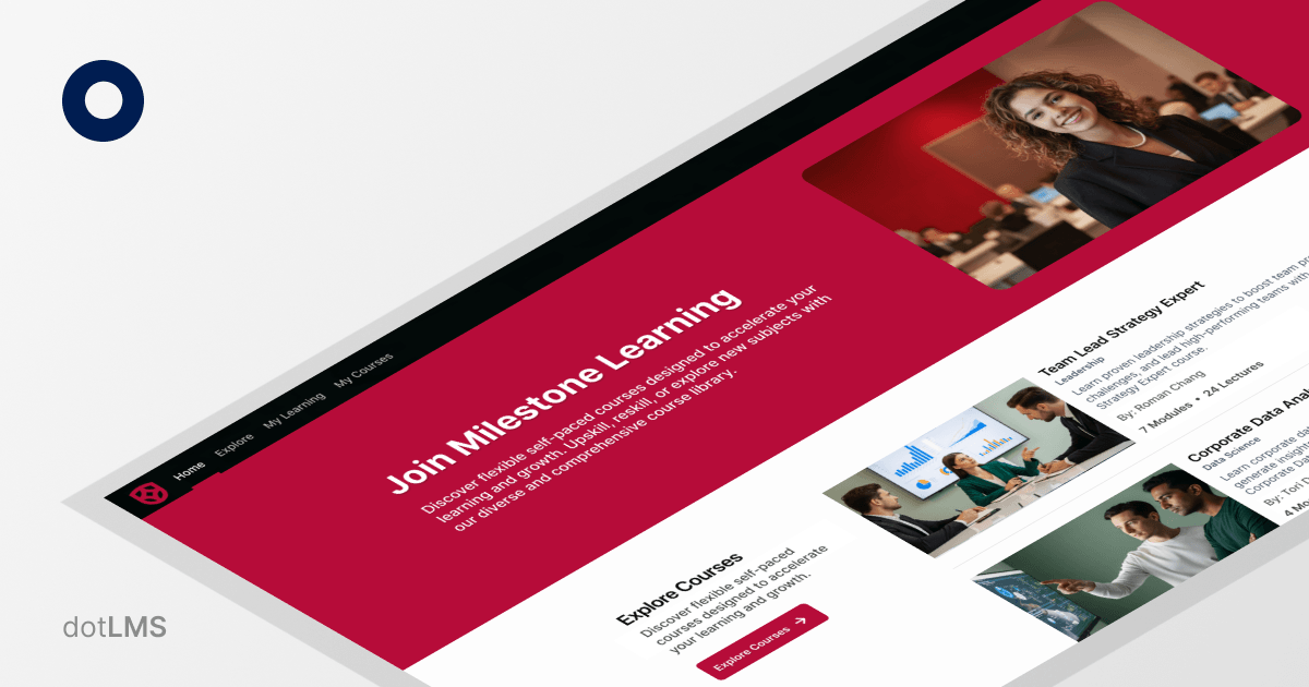 Introducing dotLMS, White Label LMS platform every e-learning landscape